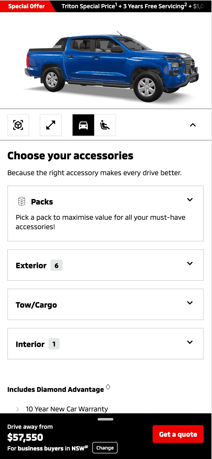 UI challenges identified during discovery (example 1)